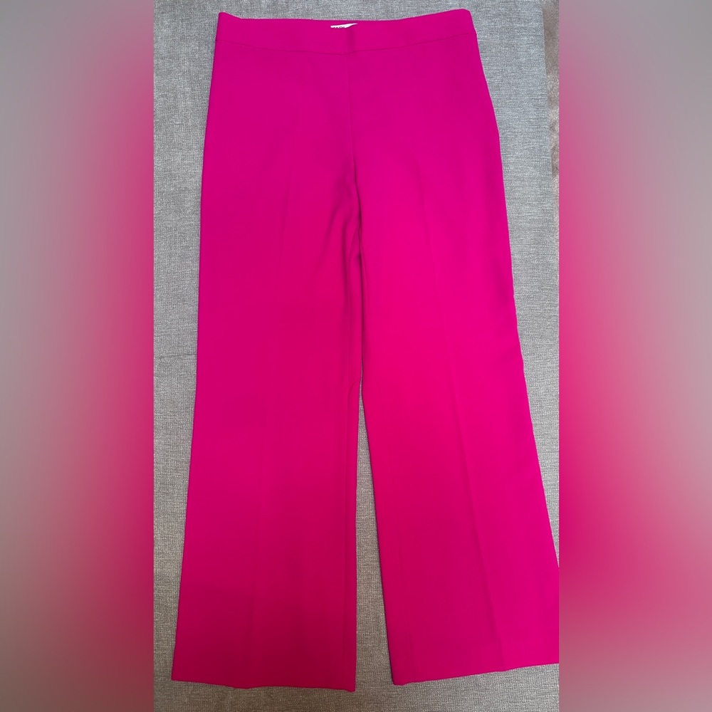 Zara Women's Pink Wide-Leg Pants